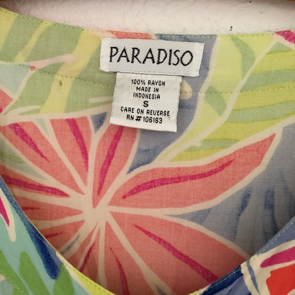 Vintage cropped beaded cardigan floral gypsy S - Picture 5 of 6